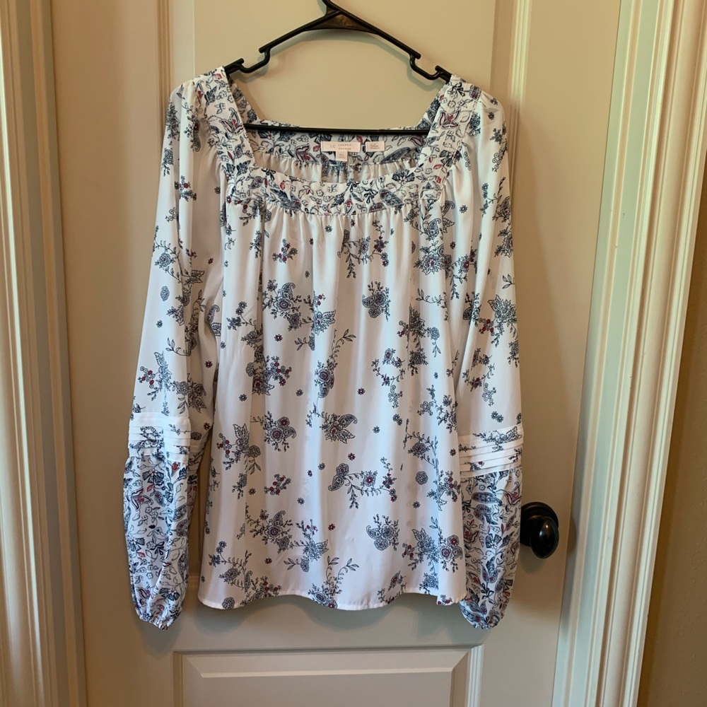 Lauren Conrad Floral Blouse